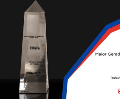 Avantia é premiada como Maior Gerador de Negócios pela Dahua Technology